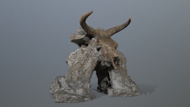 Skull gate Modelo 3D .c4d .max .obj .3ds .fbx .stl .blend 