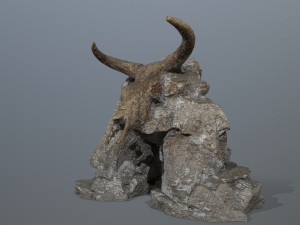 Skull gate Modelo 3D