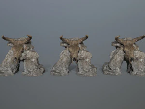 Skull gate 3D Model
