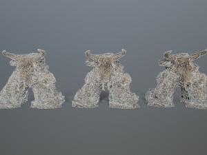 Skull gate Modelo 3D