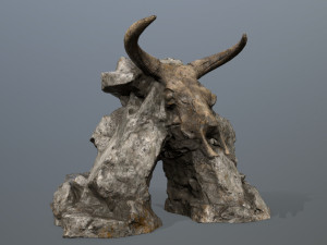 Skull gate Model 3D