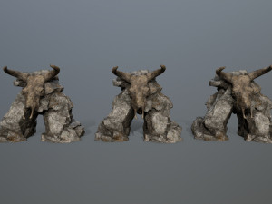 Skull gate 3D Model