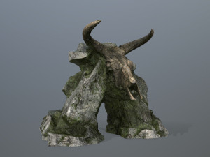 Skull gate Model 3D