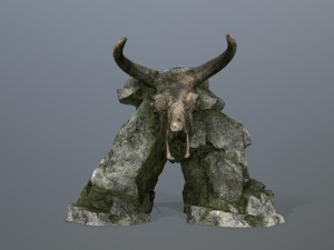 Skull gate Model 3D