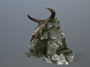 Skull gate Model 3D