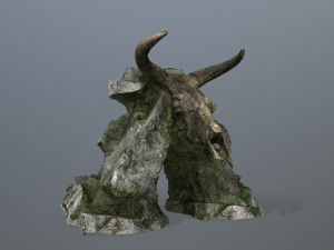Skull gate Model 3D