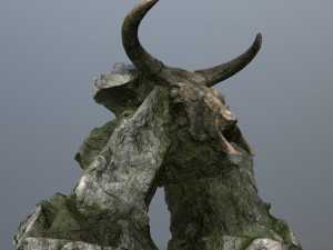 Skull gate Model 3D