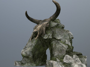 Skull gate Model 3D