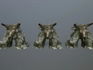 Skull gate 3D Model