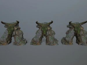 Skull gate 3D Model