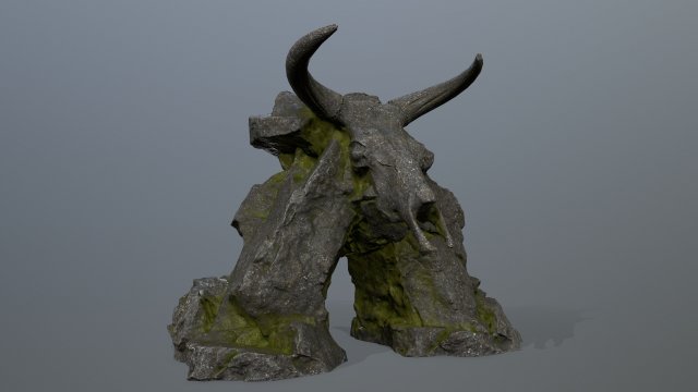 SkullGate Modelo 3D .c4d .max .obj .3ds .fbx .stl .blend 