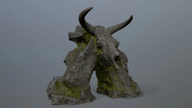 SkullGate 3D Model .c4d .max .obj .3ds .fbx .stl .blend 