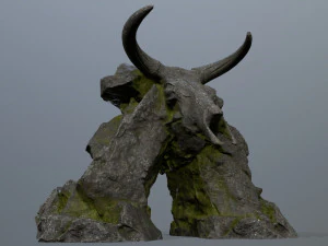 SkullGate 3D Model