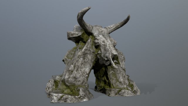 SkullGate Modèle 3D .c4d .max .obj .3ds .fbx .stl .blend 