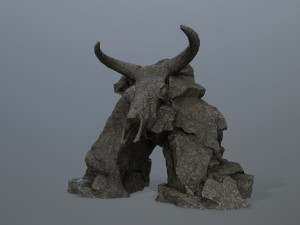 Skull gate 3D 模型