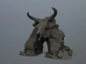 Skull gate 3D Model