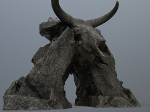 Skull gate 3D 模型
