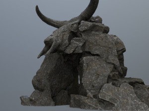 Skull gate 3D 模型