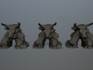 Skull gate 3D 模型