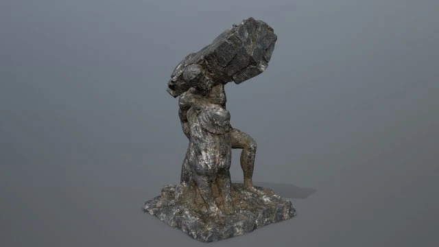 HerculesandLion 3D Model .c4d .max .obj .3ds .fbx .stl .blend
