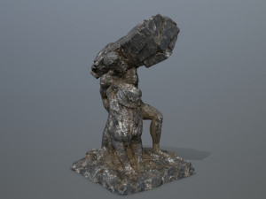 HerculesandLion 3D Model