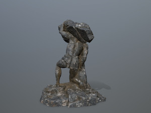 HerculesandLion Model 3D