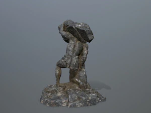 HerculesandLion 3D Model