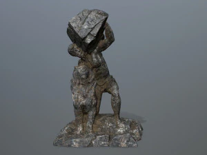 HerculesandLion 3D Model
