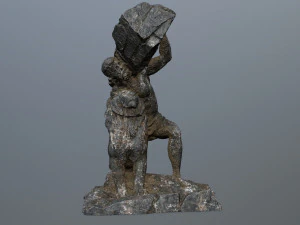 HerculesandLion 3D Model