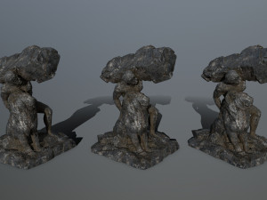 HerculesandLion Model 3D
