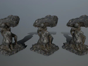 HerculesandLion 3D Model