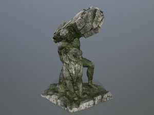 HerculesandLion 3D Model