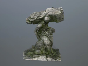 HerculesandLion 3D Model