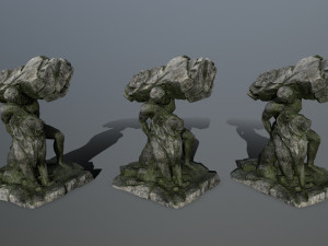 HerculesandLion Model 3D