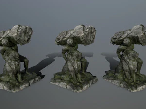 HerculesandLion 3D Model
