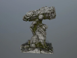 HerculesandLion 3D Model