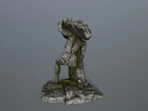 HerculesandLion 3D Model