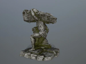 HerculesandLion 3D Model