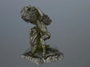 HerculesandLion 3D Model