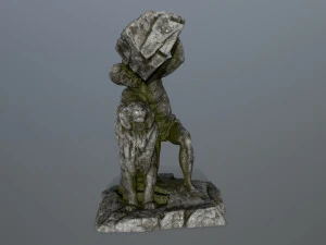 HerculesandLion 3D Model