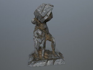 HerculesandLion 3D 模型