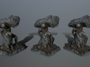 HerculesandLion 3D 模型