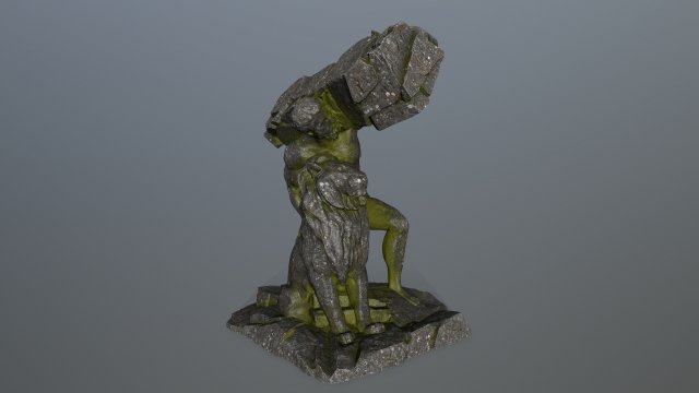 HerculesandLion 3D मॉडल .c4d .max .obj .3ds .fbx .stl .blend 