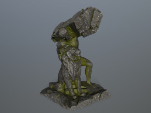 HerculesandLion 3Dモデル