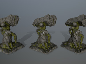 HerculesandLion 3D मॉडल