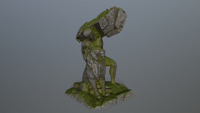 HerculesandLion Modèle 3D .c4d .max .obj .3ds .fbx .stl .blend 