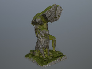 HerculesandLion 3D Model