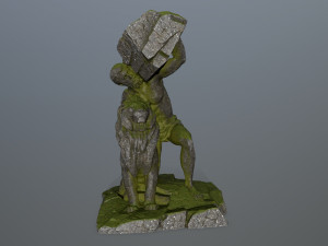 HerculesandLion Modèle 3D