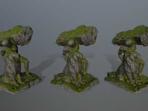 HerculesandLion Modèle 3D