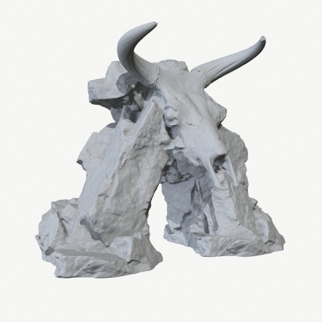 SkullGateStl 3D Print Model .c4d .max .obj .3ds .fbx .stl .blend